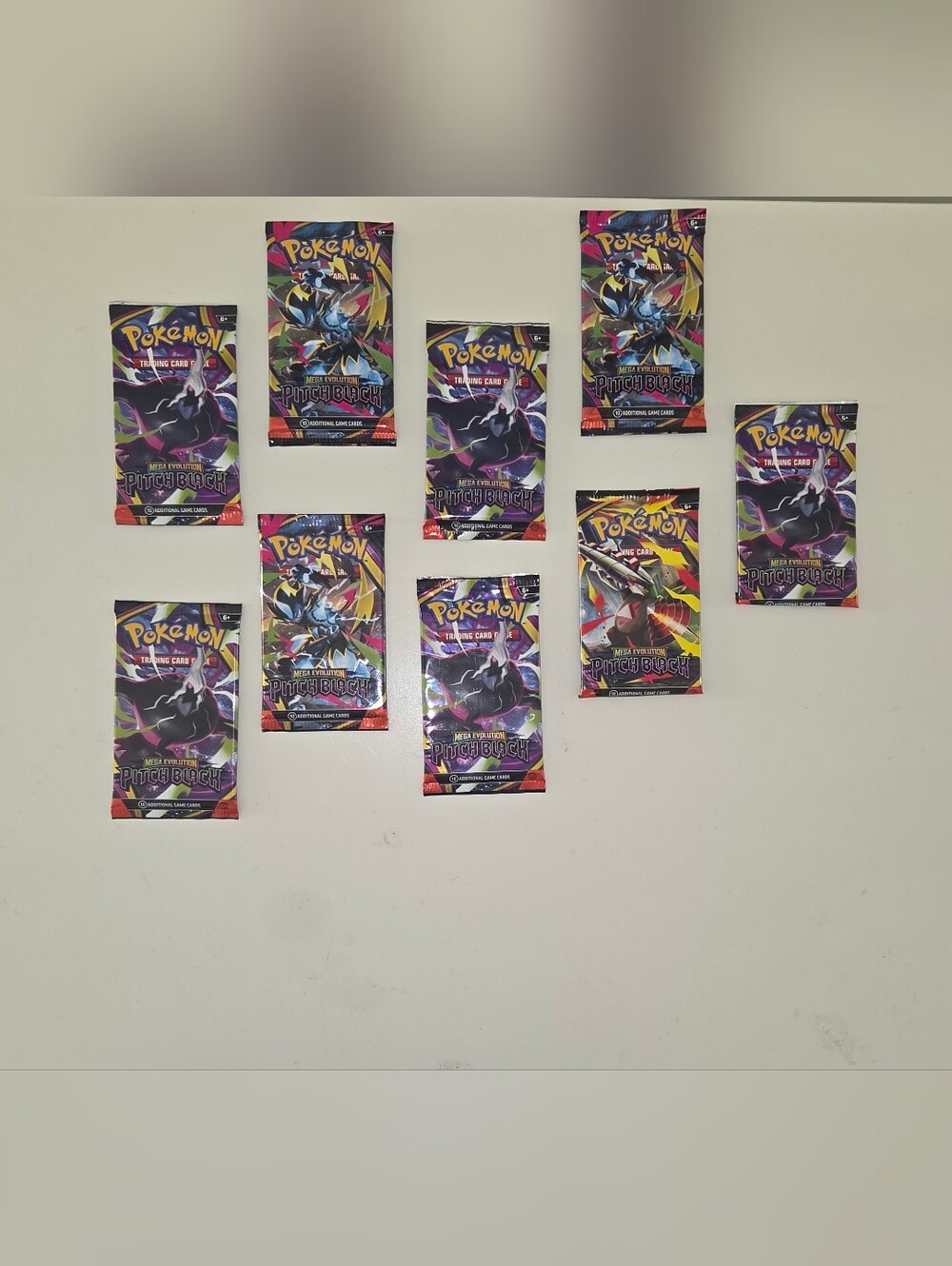 Pokémon TCG Pitch Black Booster Packs Lot of 9 (10 Cards Each) English